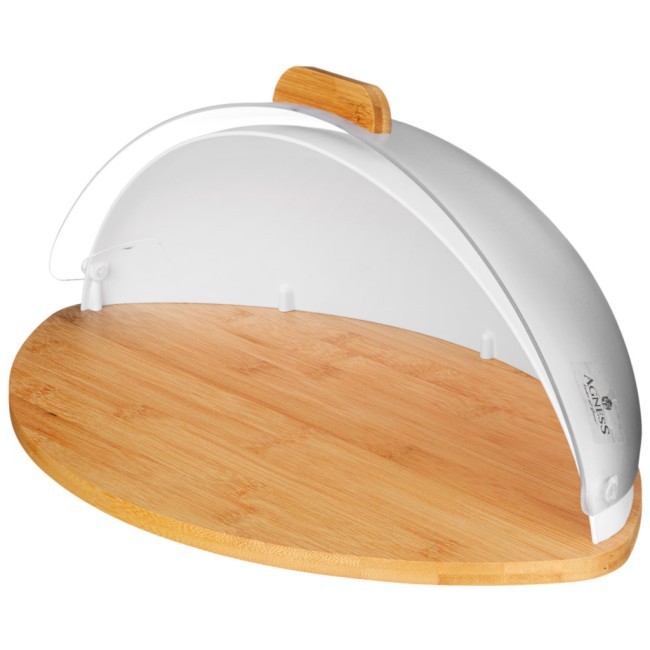 Хлебница agness деревянная с пластиковой крышкой Agness (938-071)