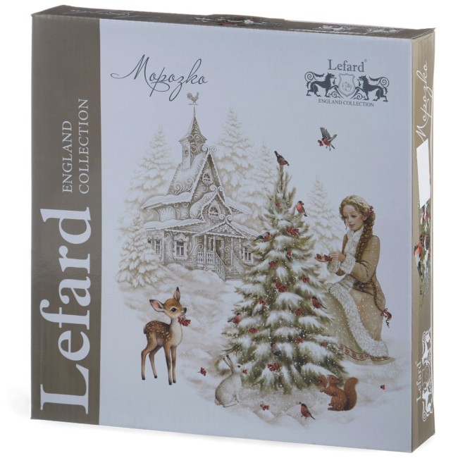 Набор тарелок обеденных lefard "морозко" 2 шт. 26,5 см Lefard (441-047)