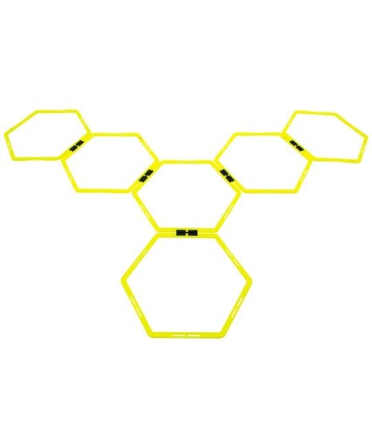 Набор шестиугольных напольных обручей JOGEL Agility Hoops JA-216, 6 шт. (766112)