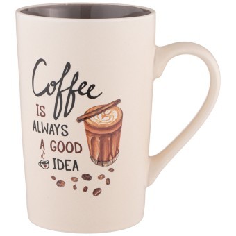 Кружка "coffee is always a good idea" 385 мл Lefard (260-957)