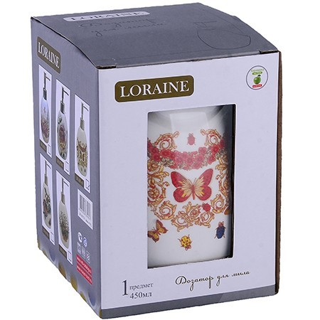 Дозатор для мыла 450мл Романтика доломит LR (30779) Дозатор для мыла 450мл Романтика доломит LR (30779)