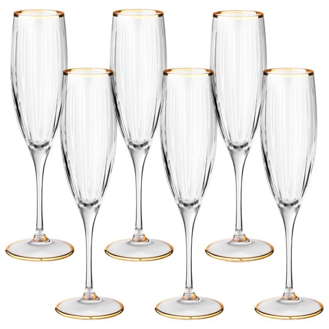 Набор бокалов для шампанского из 6 шт. 200 мл SAME (103-616) Набор бокалов для шампанского из 6 шт. 200 мл SAME (103-616)