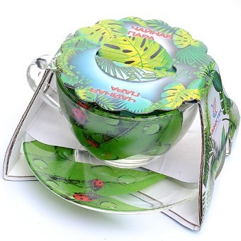 Чайная пара Живая природа Зеленый лист (337-Д) Чайная пара Живая природа Зеленый лист (337-Д)