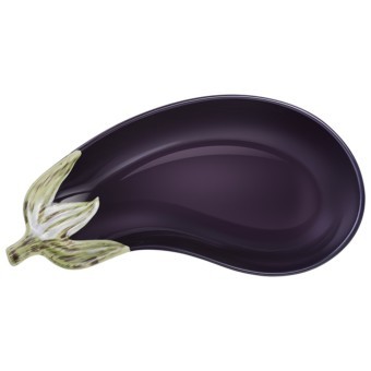 Блюдо сервировочное lefard "баклажан" 31х14,5х4 см Lefard (536-313)