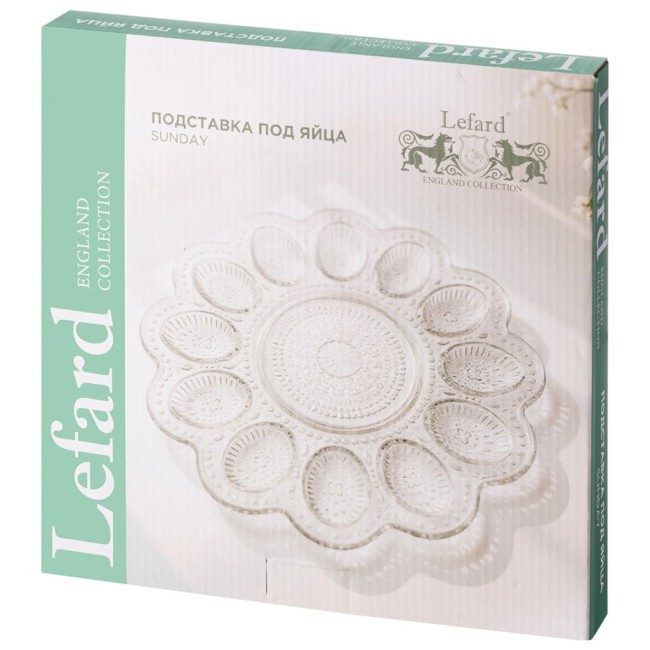Подставка для 12 яиц "sunday" 26,5*26,5*2 см Lefard (355-444)