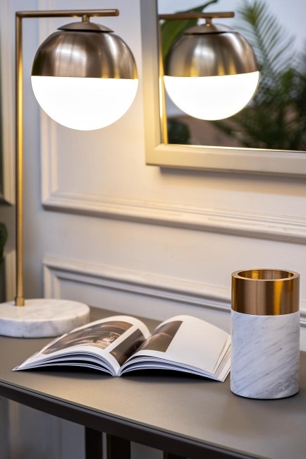 Лампа настольная металл цвет золото d45*55см (TT-00001535) Лампа настольная металл цвет золото d45*55см (TT-00001535)