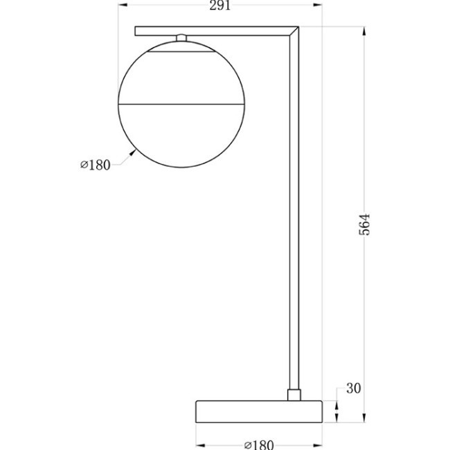 Лампа настольная металл цвет золото d45*55см (TT-00001535) Лампа настольная металл цвет золото d45*55см (TT-00001535)