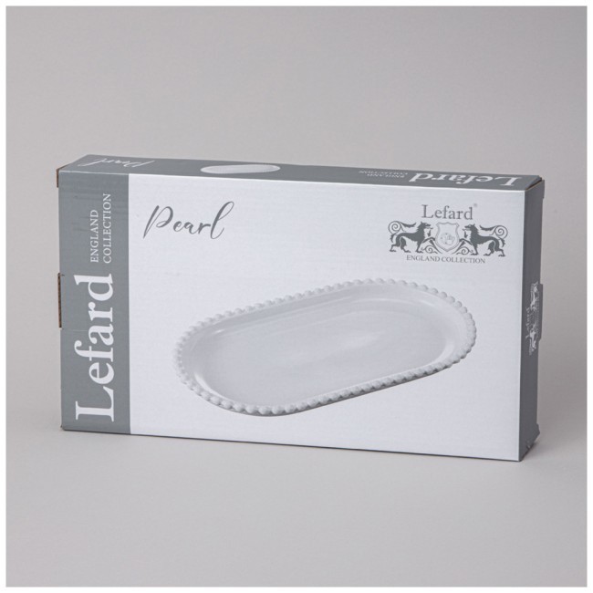 Блюдо овальное lefard "pearl" 31*17,5*3 см Lefard (761-106)