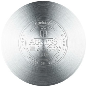 Кастрюля agness "classic" со стеклянной крышкой 3,1 л. 20x11,5 см Agness (914-227)