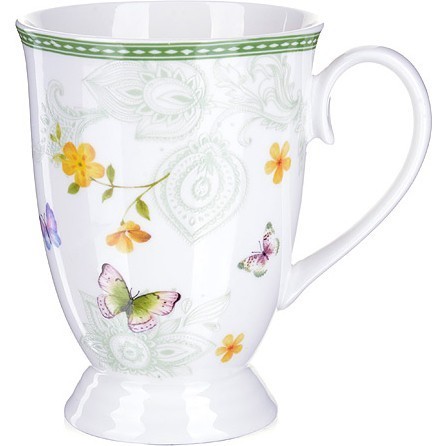 Кружка фарфоровая 300 мл Бабочка LR (27880)