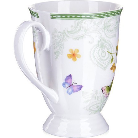 Кружка фарфоровая 300 мл Бабочка LR (27880)
