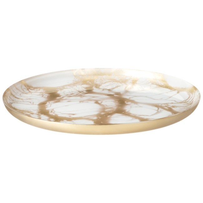 Тарелка обеденная "white marble" диаметр 28 см, высота 2 cм Bronco (332-030) Тарелка обеденная "white marble" диаметр 28 см, высота 2 cм Bronco (332-030)