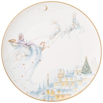 Тарелка обеденная lefard "снежная королева" 25,5 см Lefard (590-548)