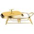 Мармит agness квадратный gold 1,8l Agness (781-503)