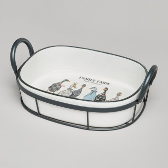 Форма на метал.подставке lefard "family farm" 30*19*9,5 cm Lefard (263-1370)