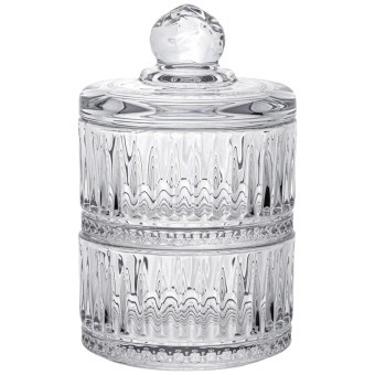 Емкость для хранения lefard с крышкой 2 яруса "lines" 8*14 см, 180 мл (каждая) Lefard (691-080) Емкость для хранения lefard с крышкой 2 яруса "lines" 8*14 см, 180 мл (каждая) Lefard (691-080)