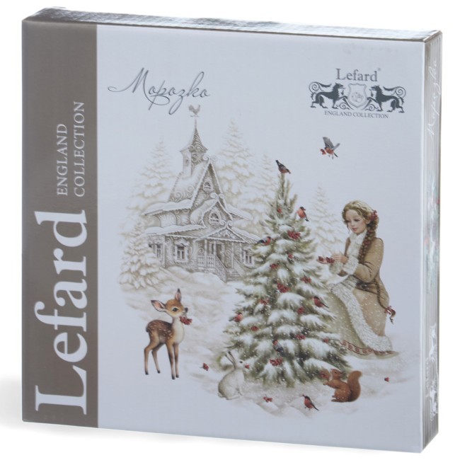 Набор тарелок закусочных lefard "морозко" 20,5 см Lefard (441-048) Набор тарелок закусочных lefard "морозко" 20,5 см Lefard (441-048)