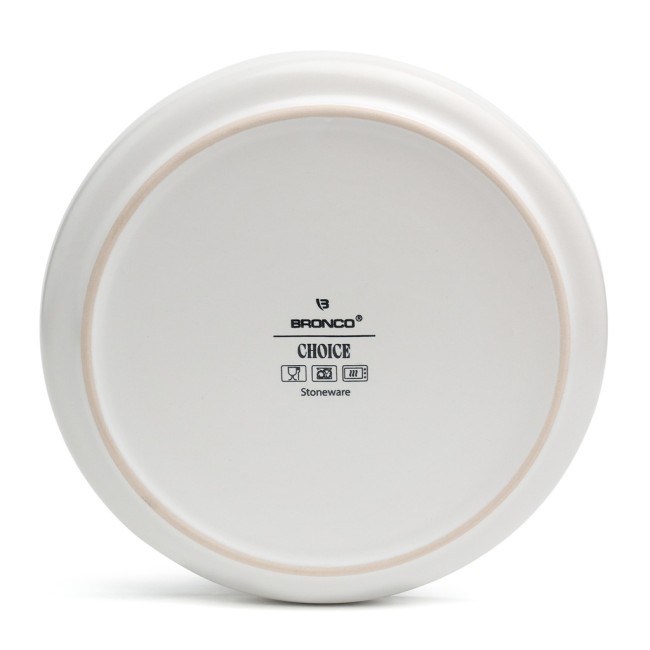 Набор тарелок обеденных  bronco "choice white" 26,5 см 4шт Bronco (191-355-1)