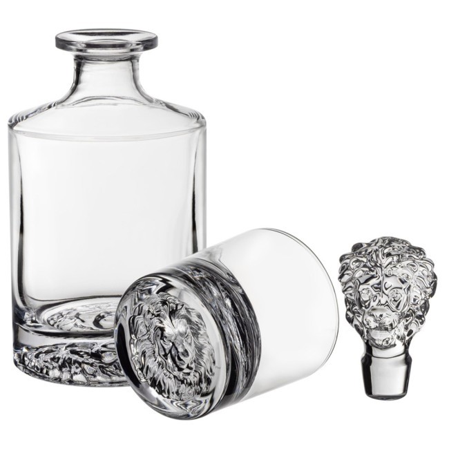 Набор для виски "lion": штоф + два стакана, 850 мл/310 мл Lefard (687-017) Набор для виски "lion": штоф + два стакана, 850 мл/310 мл Lefard (687-017)