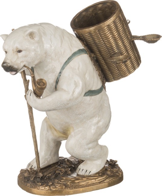 Изделие декоративное "медведь с трубкой" 49*18 см высота=25 см Lefard (469-265) Изделие декоративное "медведь с трубкой" 49*18 см высота=25 см Lefard (469-265)