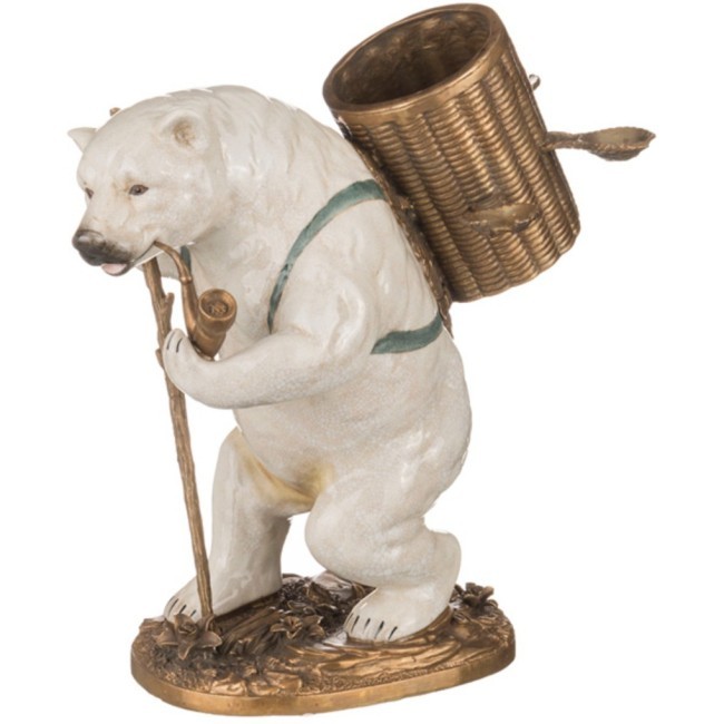 Изделие декоративное "медведь с трубкой" 49*18 см высота=25 см Lefard (469-265) Изделие декоративное "медведь с трубкой" 49*18 см высота=25 см Lefard (469-265)