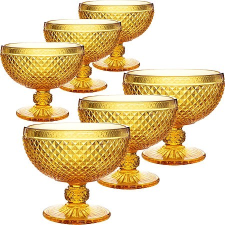 Набор креманок 300 мл 6 шт ЯНТАРНЫЙ LR (30851) Набор креманок 300 мл 6 шт ЯНТАРНЫЙ LR (30851)