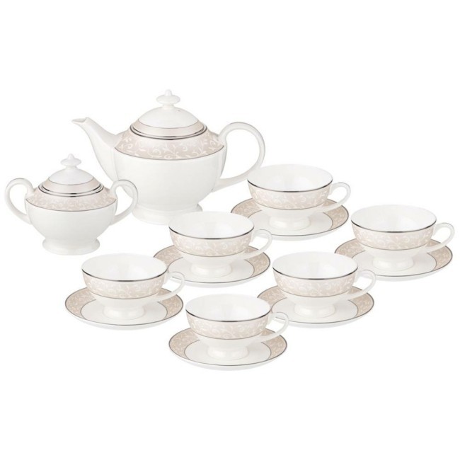 Чайный сервиз lefard "5 o'clock" на 6 пер. 14 пр. 1200/300/250 мл Lefard (440-247) Чайный сервиз lefard "5 o'clock" на 6 пер. 14 пр. 1200/300/250 мл Lefard (440-247)