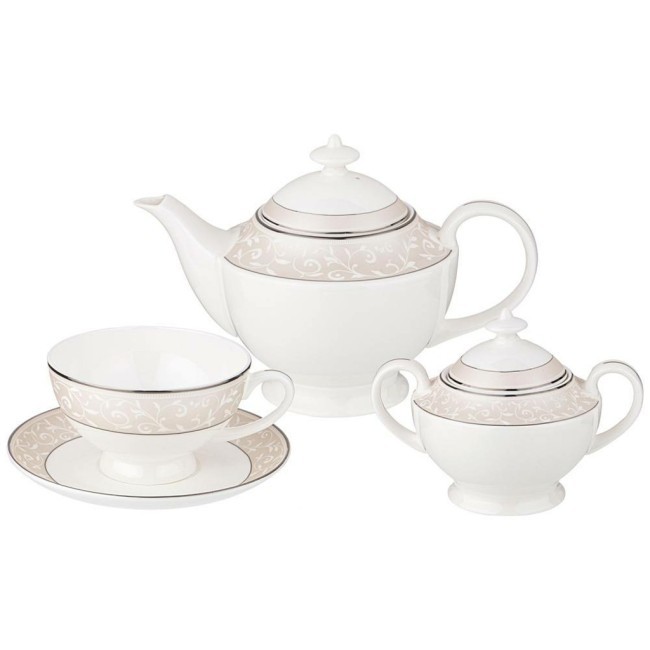 Чайный сервиз lefard "5 o'clock" на 6 пер. 14 пр. 1200/300/250 мл Lefard (440-247) Чайный сервиз lefard "5 o'clock" на 6 пер. 14 пр. 1200/300/250 мл Lefard (440-247)