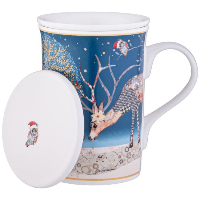 Кружка заварочная lefard "christmas" с ситом и крышкой 300 мл печворк Lefard (417-113) Кружка заварочная lefard "christmas" с ситом и крышкой 300 мл печворк Lefard (417-113)