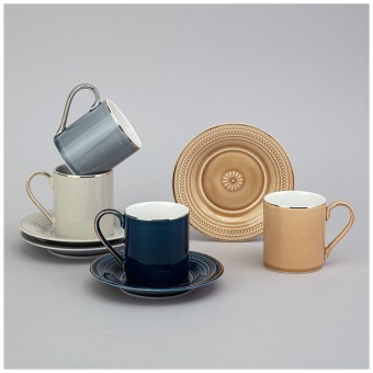 Кофейный набор lefard "top style" на 4 пер. 8 пр. 100 мл микс цветов Lefard (42-547)