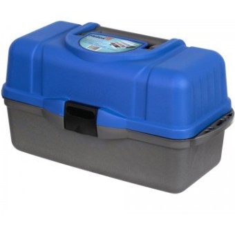 Ящик рыболовный трехполочный Helios синий (75166) Ящик рыболовный трехполочный Helios синий (75166)