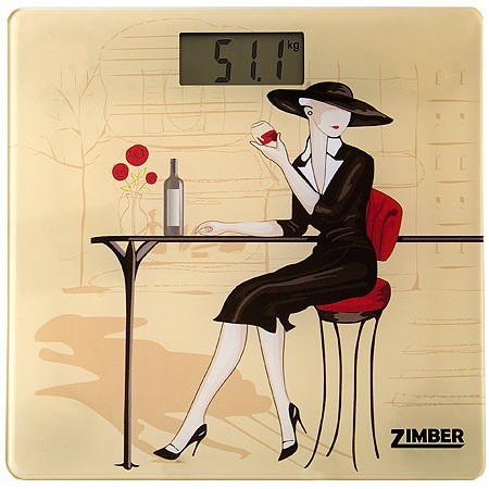 Эл. весы напольные 150 кг ZIMBER (10817)