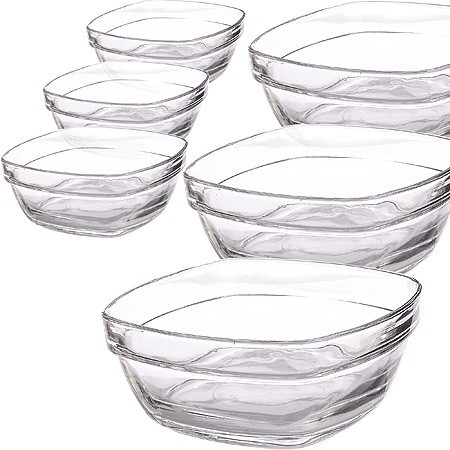 Соусницы, 6 предметов, 200 мл, стекло (7074)