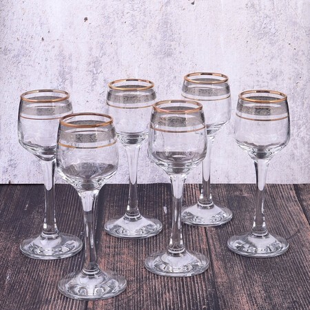 Набор 6 рюмок "Изабелла" с рисунком "Нежность" (х8) " (TL34-4164) Набор 6 рюмок "Изабелла" с рисунком "Нежность" (х8) " (TL34-4164)