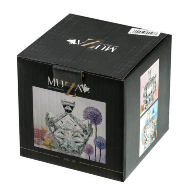 Сахарница с крышкой 230 мл. 10*10 см. высота=12 см. коллекция "muza" Lefard (355-198) Сахарница с крышкой 230 мл. 10*10 см. высота=12 см. коллекция "muza" Lefard (355-198)