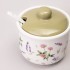 Сахарница с ложкой agness "flower story" 10*9,5 см 300 мл Agness (358-2186)