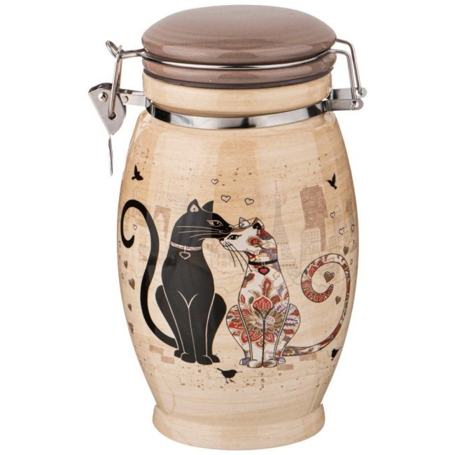 Банка agness "парижские коты" 11,5*20 см 1100 мл Agness (358-1725)