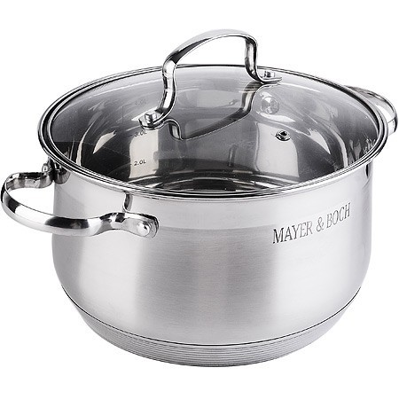 Кастрюля 6,5 л нерж с/кр Mayer&Boch (30950) Кастрюля 6,5 л нерж с/кр Mayer&Boch (30950)