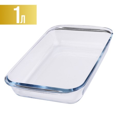 Жаровня стекло в коробке 1л 25,7х15,2х4,5см LR (31043) Жаровня стекло в коробке 1л 25,7х15,2х4,5см LR (31043)