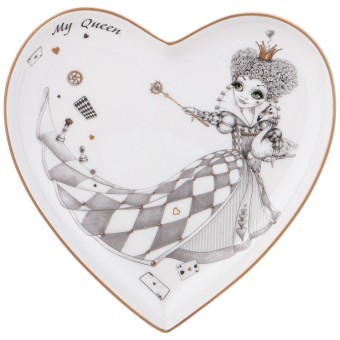Тарелка lefard "wonderland" сердце 15*2 см Lefard (590-536)
