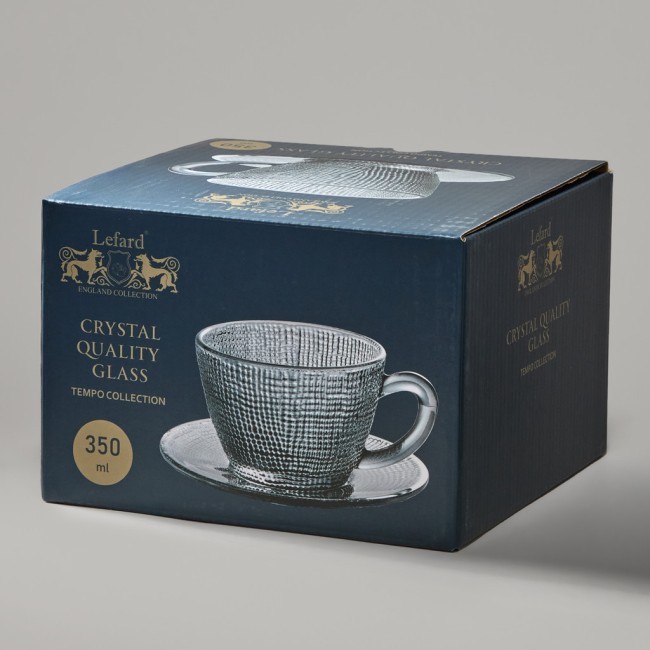 Чайная пара "tempo" grey 350 мл Lefard (355-379)