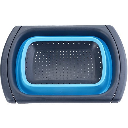 Дуршлаг с выдвиж. ручками, СИНИЙ.MB (31488-2) Дуршлаг с выдвиж. ручками, СИНИЙ.MB (31488-2)