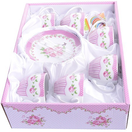 Чайный сервиз 12пр 220мл ЦВЕТЫ LR (25924) Чайный сервиз 12пр 220мл ЦВЕТЫ LR (25924)