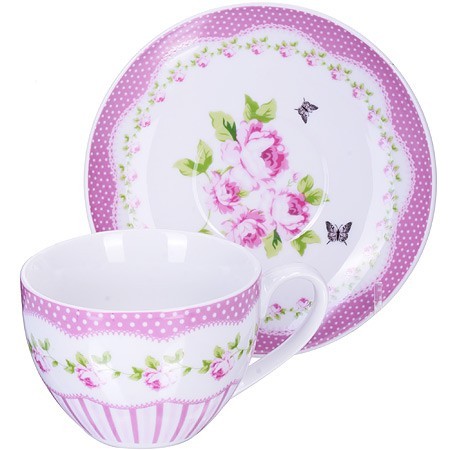 Чайный сервиз 12пр 220мл ЦВЕТЫ LR (25924) Чайный сервиз 12пр 220мл ЦВЕТЫ LR (25924)