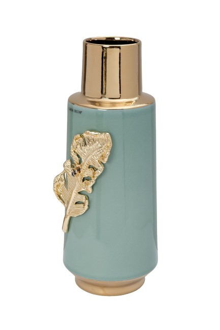 Ваза керамическая с золотым декором15*14*38см (TT-00012013)