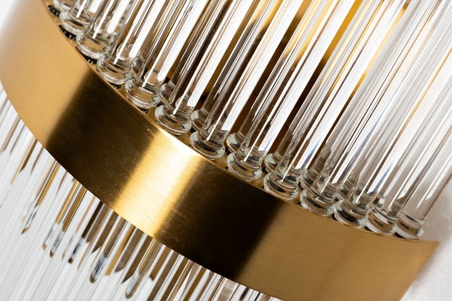 Бра латунь, стекло прозр. 20*11*h.54см (TT-00005232) Бра латунь, стекло прозр. 20*11*h.54см (TT-00005232)