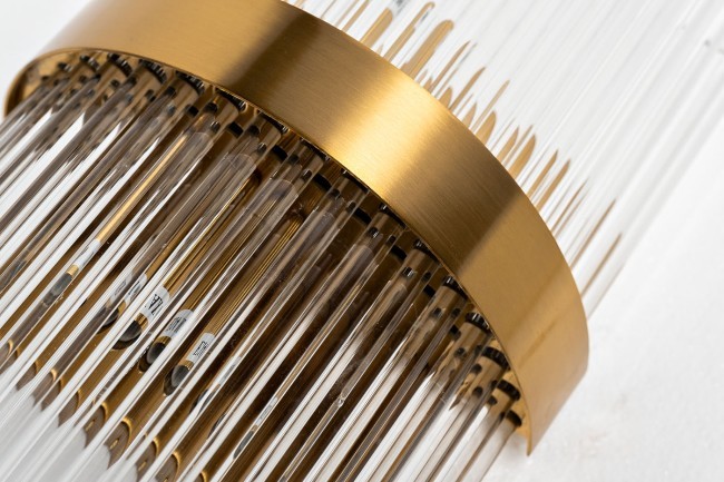 Бра латунь, стекло прозр. 20*11*h.54см (TT-00005232) Бра латунь, стекло прозр. 20*11*h.54см (TT-00005232)