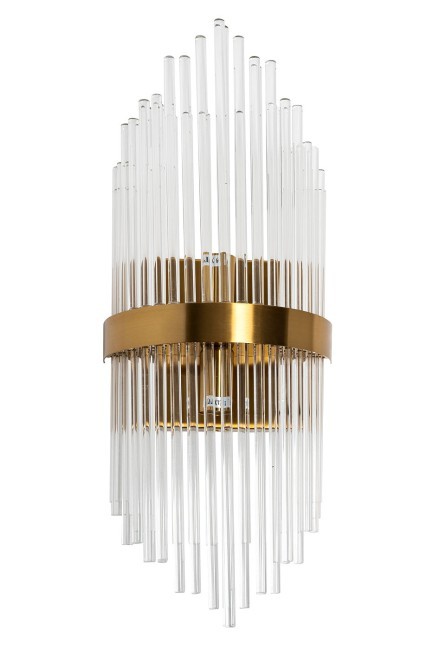 Бра латунь, стекло прозр. 20*11*h.54см (TT-00005232) Бра латунь, стекло прозр. 20*11*h.54см (TT-00005232)