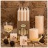 Набор ароматических стеариновых свечей из 3шт. land диаметр 4,5 см высота 5 см Adpal (348-795)