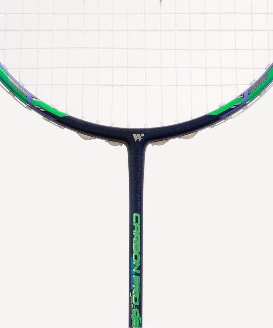Ракетка для бадминтона WISH Carbon Pro 98, серый/зеленый (2119125)
